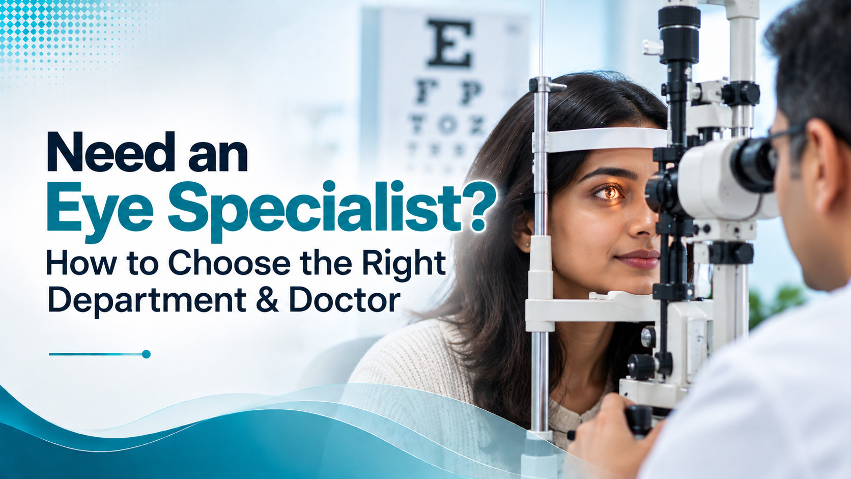 Need an Eye Specialist? How to Choose the Right Department & Doctor